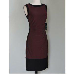 Burgundy Ralph Lauren Office Dress